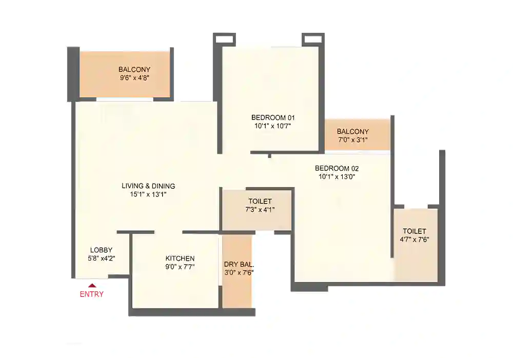 2 BHK