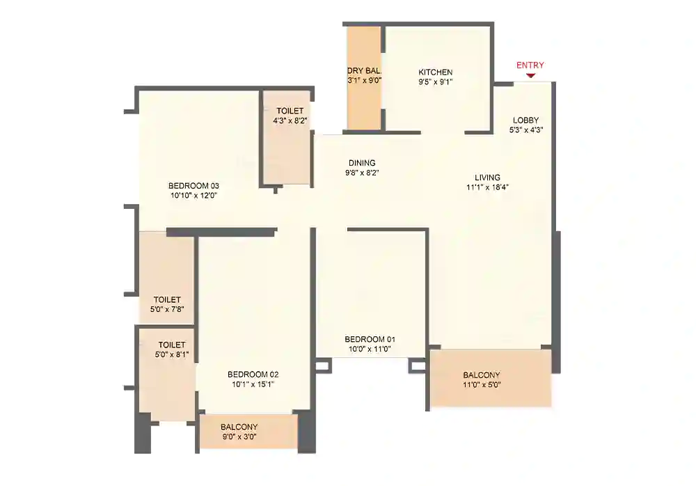 3 BHK